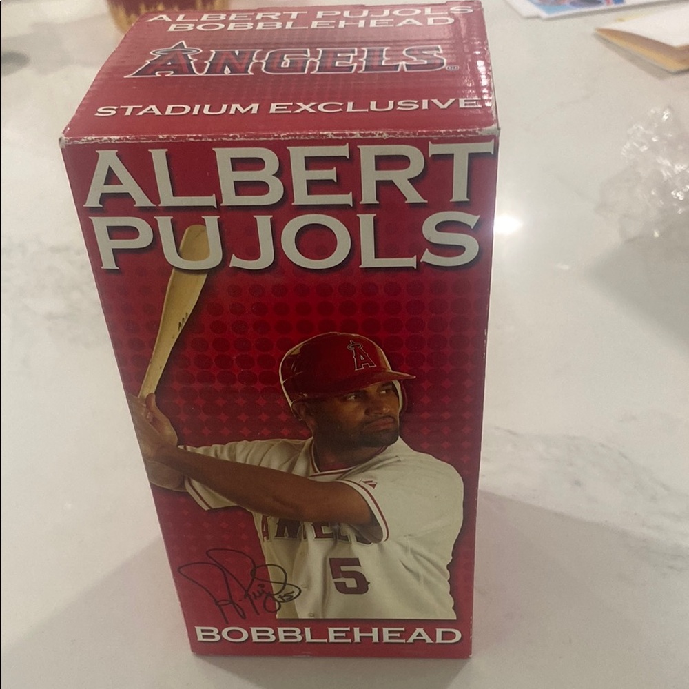 Albert Pujols Angels Bobblehead - Red